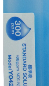 Solución de calibración de Nitrato Y042 - 300 ppm x 14 ml